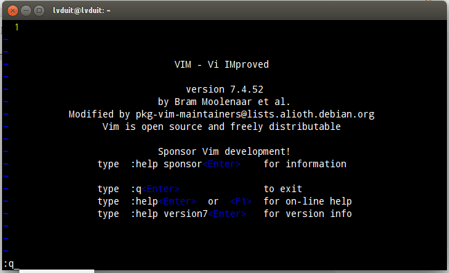 Linux - một số thủ thuật với trình soạn thảo vim